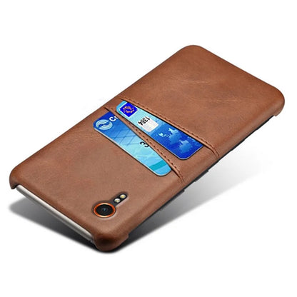 For Samsung Galaxy Xcover 7 Case Hard PC Scratch-proof Phone Cover with Dual Card Holder