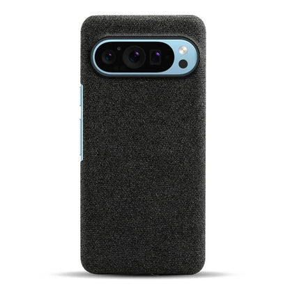 For Google Pixel 9 Case PC+Cloth Drop-resistant Phone Protective Cover
