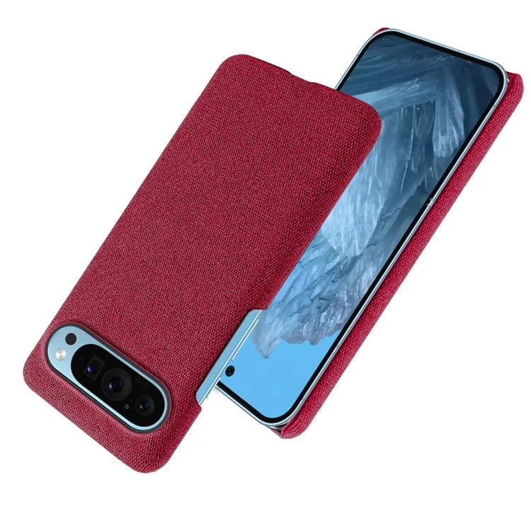 For Google Pixel 9 Case PC+Cloth Drop-resistant Phone Protective Cover