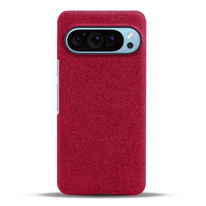 For Google Pixel 9 Case PC+Cloth Drop-resistant Phone Protective Cover