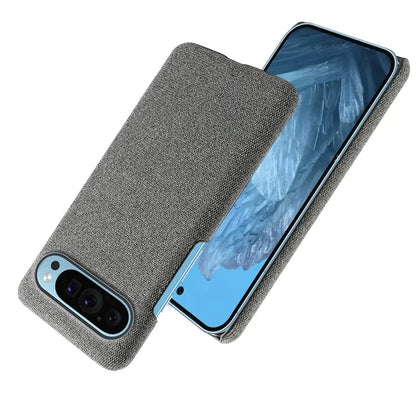 For Google Pixel 9 Case PC+Cloth Drop-resistant Phone Protective Cover