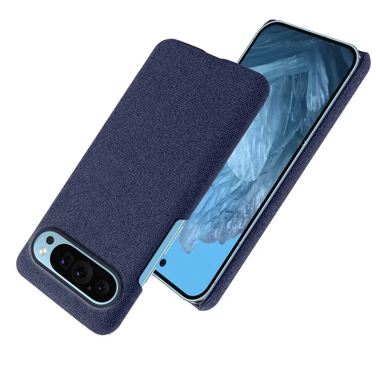 For Google Pixel 9 Case PC+Cloth Drop-resistant Phone Protective Cover