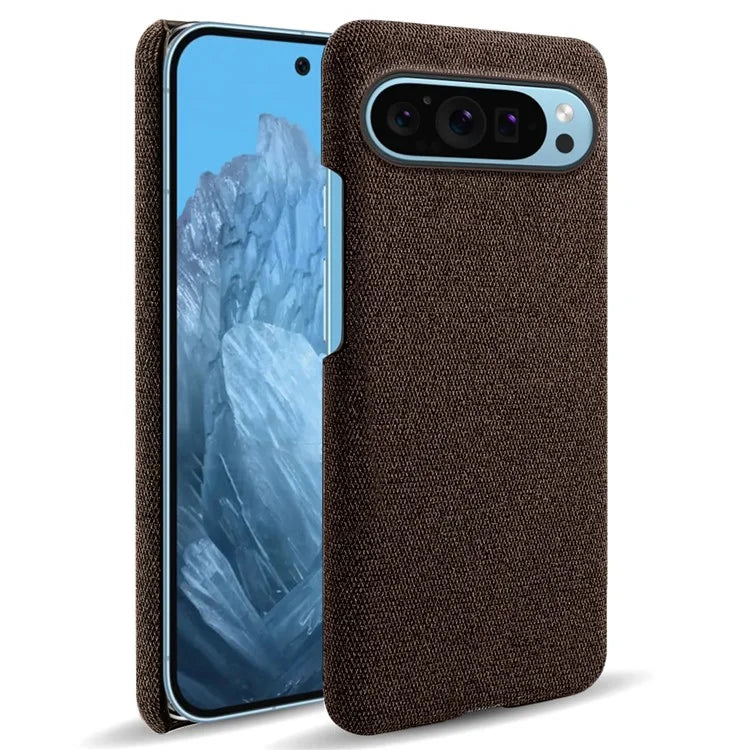 For Google Pixel 9 Case PC+Cloth Drop-resistant Phone Protective Cover