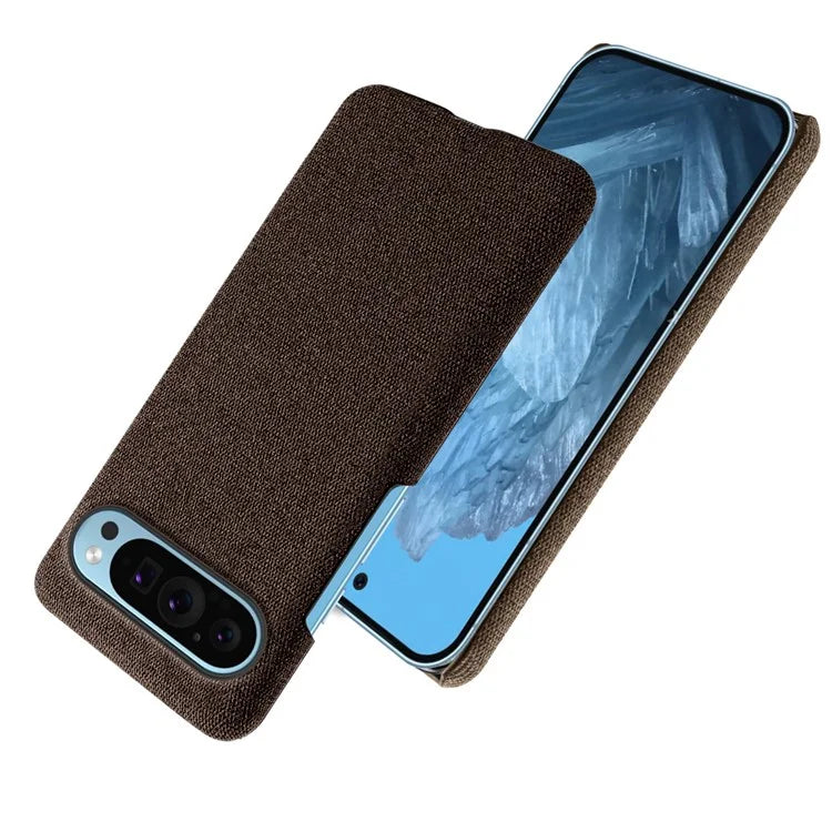 For Google Pixel 9 Case PC+Cloth Drop-resistant Phone Protective Cover