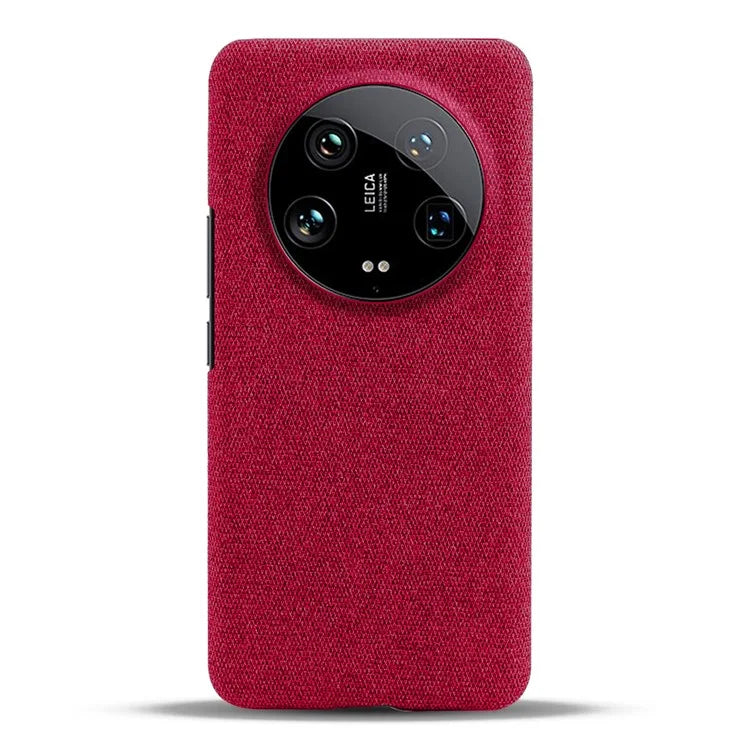 For Xiaomi 14 Ultra Shockproof Case PC+Cloth Slim Mobile Phone Cover