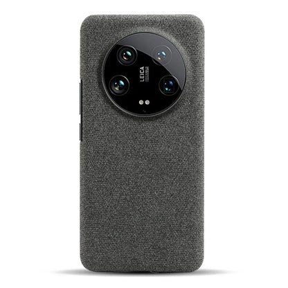 For Xiaomi 14 Ultra Shockproof Case PC+Cloth Slim Mobile Phone Cover