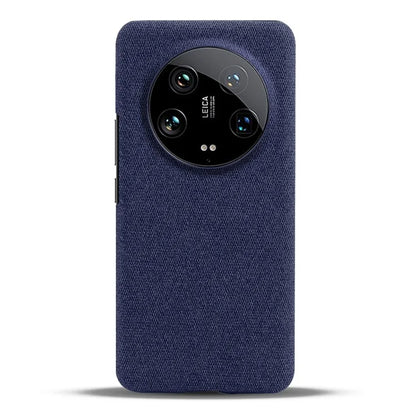 For Xiaomi 14 Ultra Shockproof Case PC+Cloth Slim Mobile Phone Cover