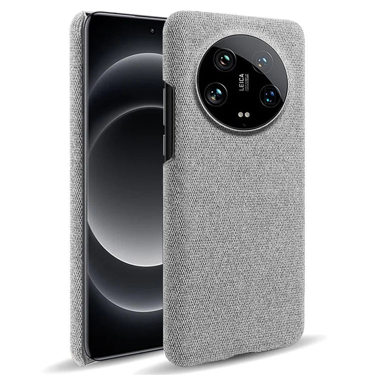 For Xiaomi 14 Ultra Shockproof Case PC+Cloth Slim Mobile Phone Cover