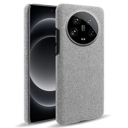 For Xiaomi 14 Ultra Shockproof Case PC+Cloth Slim Mobile Phone Cover