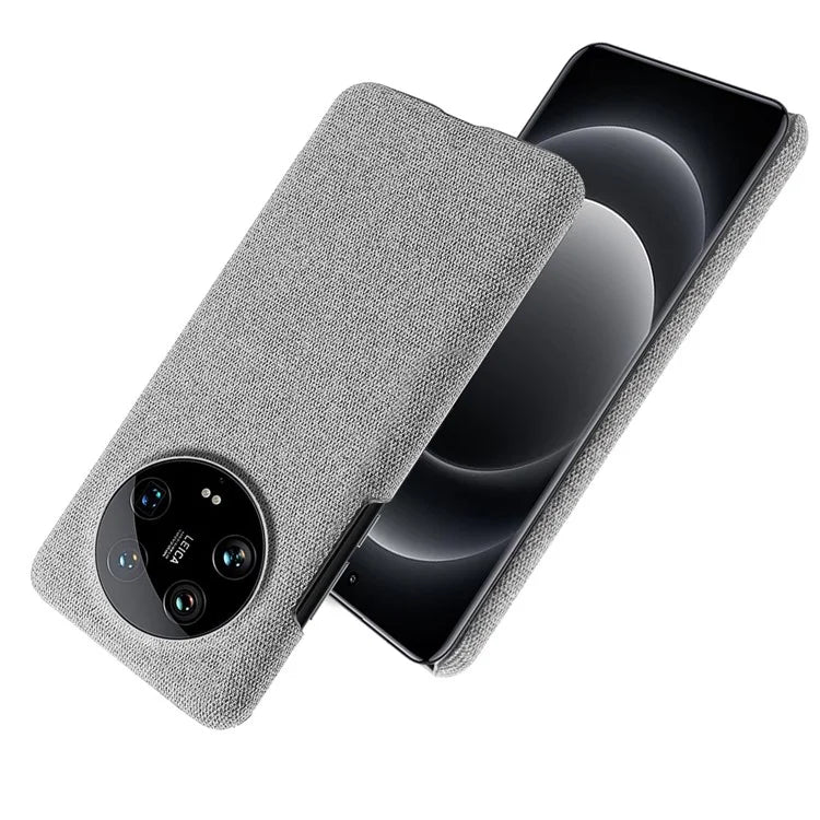 For Xiaomi 14 Ultra Shockproof Case PC+Cloth Slim Mobile Phone Cover