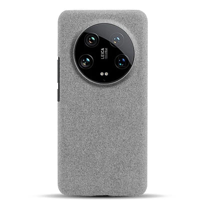 For Xiaomi 14 Ultra Shockproof Case PC+Cloth Slim Mobile Phone Cover