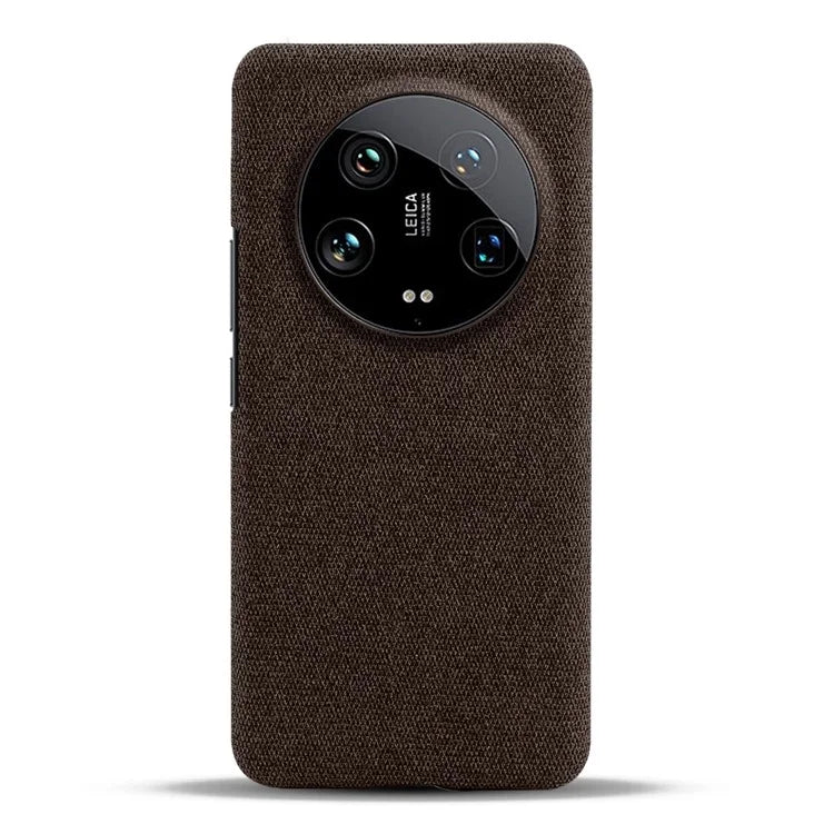 For Xiaomi 14 Ultra Shockproof Case PC+Cloth Slim Mobile Phone Cover