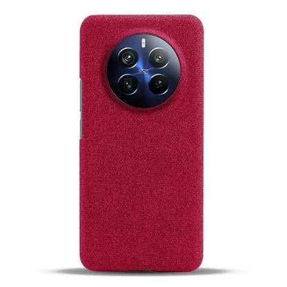 For Realme 12 Pro 5G / 12 Pro+ 5G Case Scratch-resistant PC+Cloth Smart Phone Back Protector