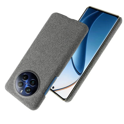 For Realme 12 Pro 5G / 12 Pro+ 5G Case Scratch-resistant PC+Cloth Smart Phone Back Protector