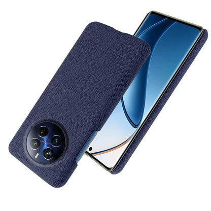 For Realme 12 Pro 5G / 12 Pro+ 5G Case Scratch-resistant PC+Cloth Smart Phone Back Protector