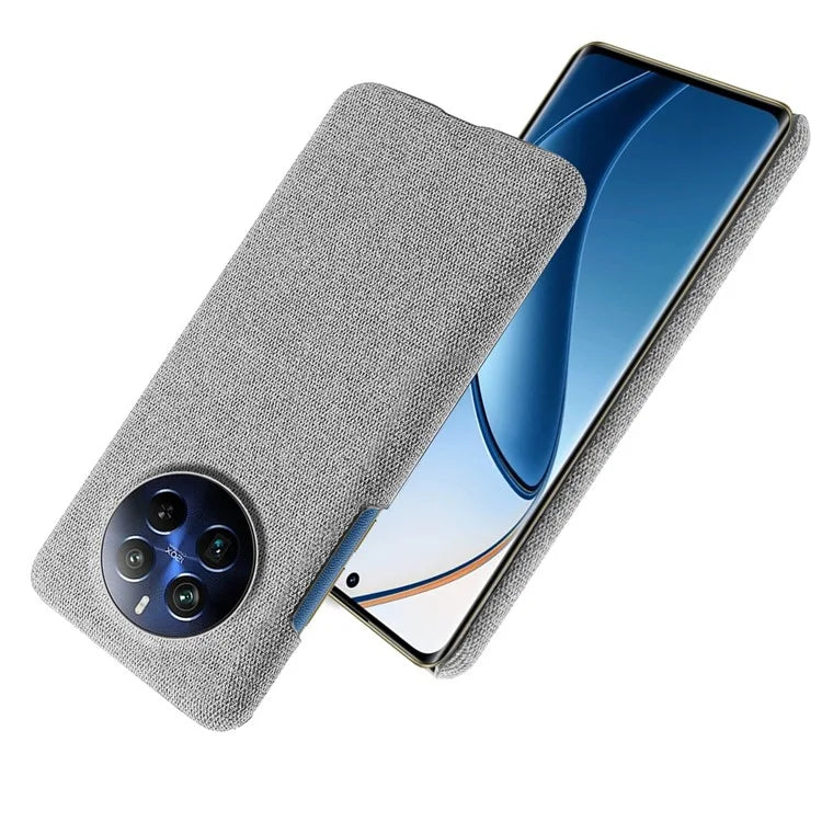 For Realme 12 Pro 5G / 12 Pro+ 5G Case Scratch-resistant PC+Cloth Smart Phone Back Protector
