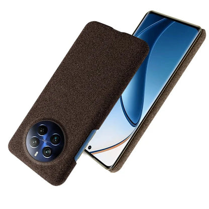 For Realme 12 Pro 5G / 12 Pro+ 5G Case Scratch-resistant PC+Cloth Smart Phone Back Protector