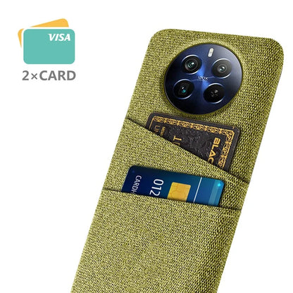 For Realme 12 Pro 5G / 12 Pro+ 5G Case Cloth Texture Scratch-resistant Phone Shell with Dual Card Holder