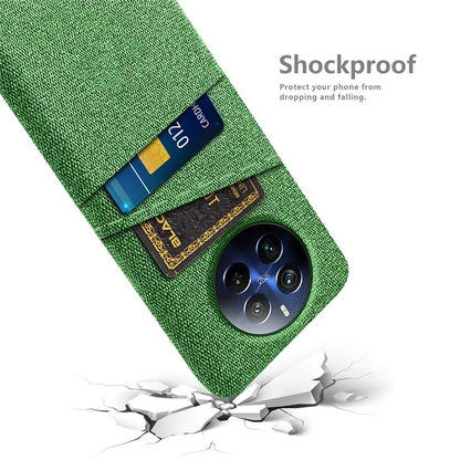 For Realme 12 Pro 5G / 12 Pro+ 5G Case Cloth Texture Scratch-resistant Phone Shell with Dual Card Holder