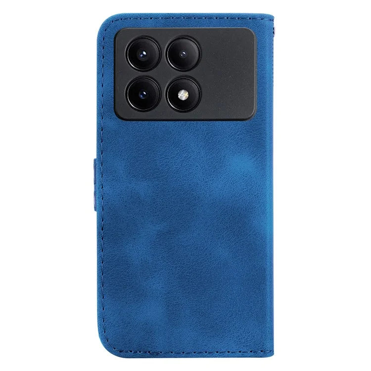 For Xiaomi Redmi K70E 5G / Poco X6 Pro 5G Case 7-Shape Imprinted Phone Wallet Cover