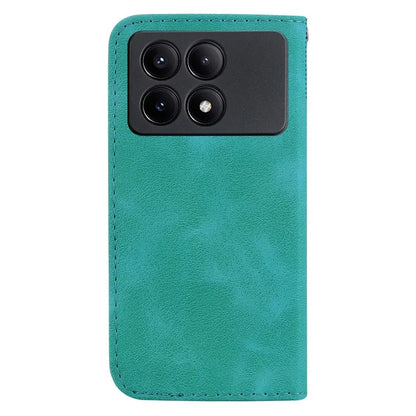 For Xiaomi Redmi K70E 5G / Poco X6 Pro 5G Case 7-Shape Imprinted Phone Wallet Cover