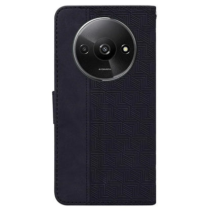 For Xiaomi Redmi A3 Cell Phone Case Leather Cover Phone Protective Shell Geometry Design