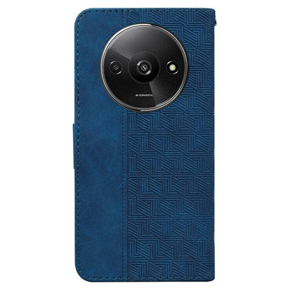 For Xiaomi Redmi A3 Cell Phone Case Leather Cover Phone Protective Shell Geometry Design