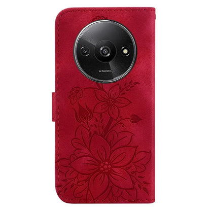 For Xiaomi Redmi A3 Cell Phone Case Flower Imprint Leather Phone Shell