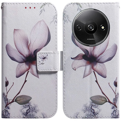 For Xiaomi Redmi A3 Magnetic Case Shock-Absorbent Pattern Printing Phone Stand Cover
