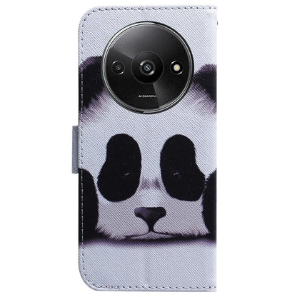 For Xiaomi Redmi A3 Magnetic Case Shock-Absorbent Pattern Printing Phone Stand Cover