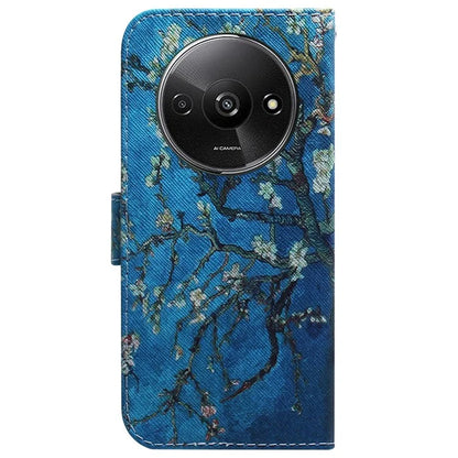 For Xiaomi Redmi A3 Magnetic Case Shock-Absorbent Pattern Printing Phone Stand Cover