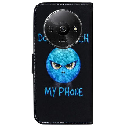 For Xiaomi Redmi A3 Magnetic Case Shock-Absorbent Pattern Printing Phone Stand Cover