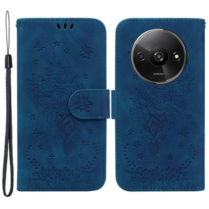 For Xiaomi Redmi A3 Cell Phone Cases Leather+TPU Flower Pattern Wallet Style Cover