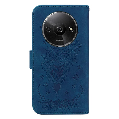 For Xiaomi Redmi A3 Cell Phone Cases Leather+TPU Flower Pattern Wallet Style Cover