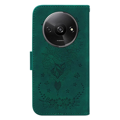 For Xiaomi Redmi A3 Cell Phone Cases Leather+TPU Flower Pattern Wallet Style Cover