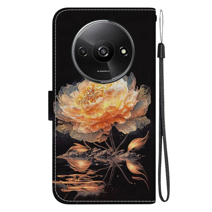 For Xiaomi Redmi A3 Magnetic Case Wallet Design Pattern Printing Phone Cover