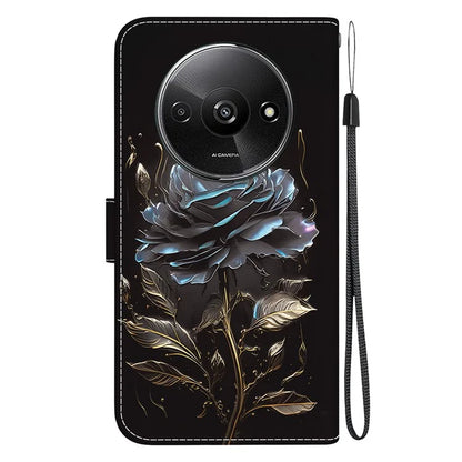 For Xiaomi Redmi A3 Magnetic Case Wallet Design Pattern Printing Phone Cover