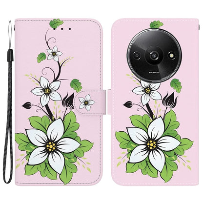 For Xiaomi Redmi A3 Magnetic Case Wallet Design Pattern Printing Phone Cover