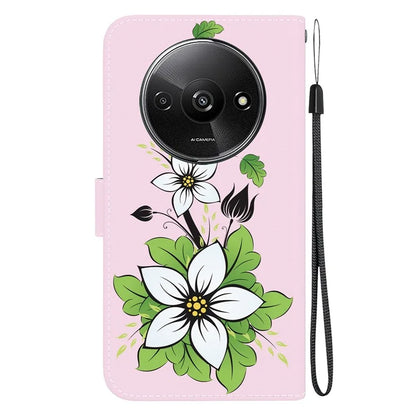 For Xiaomi Redmi A3 Magnetic Case Wallet Design Pattern Printing Phone Cover