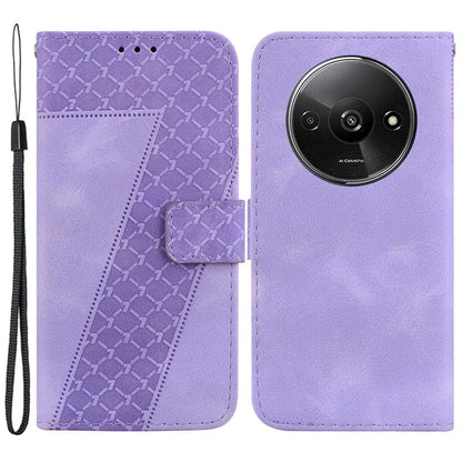 For Xiaomi Redmi A3 Cell Phone Cases 7-Shape Imprinted Wallet Cover