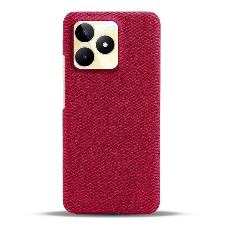 For Realme Narzo N53 4G Cell Phone Cases Shock-absorbing PC+Cloth Back Cover