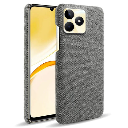 For Realme Narzo N53 4G Cell Phone Cases Shock-absorbing PC+Cloth Back Cover