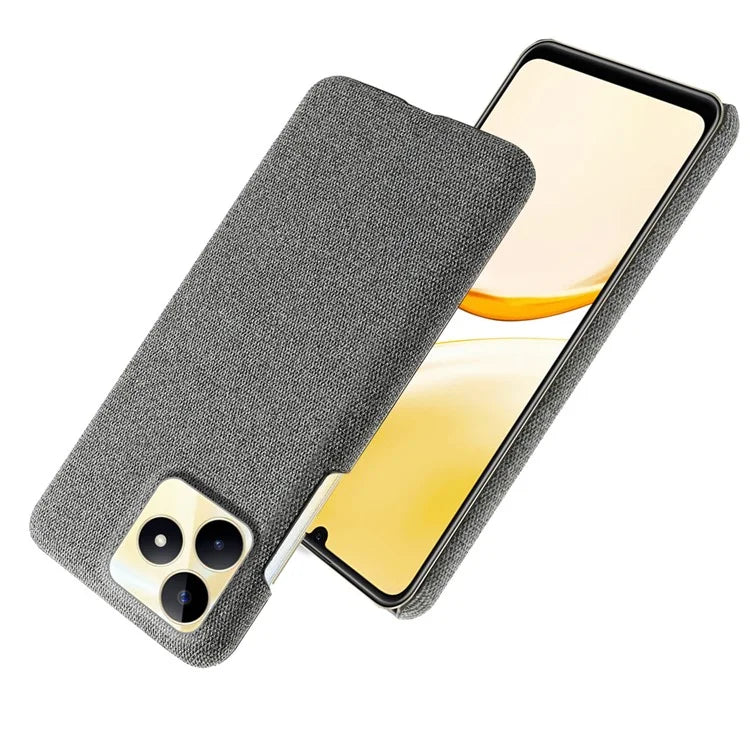For Realme Narzo N53 4G Cell Phone Cases Shock-absorbing PC+Cloth Back Cover