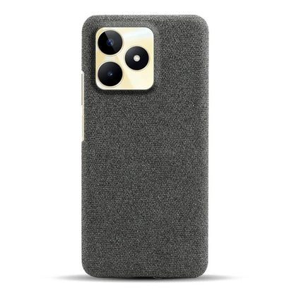For Realme Narzo N53 4G Cell Phone Cases Shock-absorbing PC+Cloth Back Cover