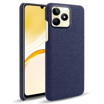 For Realme Narzo N53 4G Cell Phone Cases Shock-absorbing PC+Cloth Back Cover