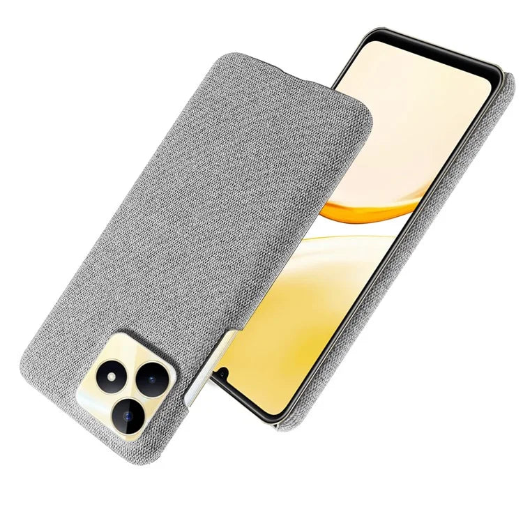For Realme Narzo N53 4G Cell Phone Cases Shock-absorbing PC+Cloth Back Cover