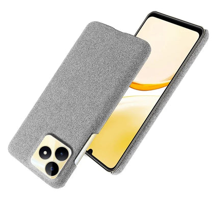 For Realme Narzo N53 4G Cell Phone Cases Shock-absorbing PC+Cloth Back Cover