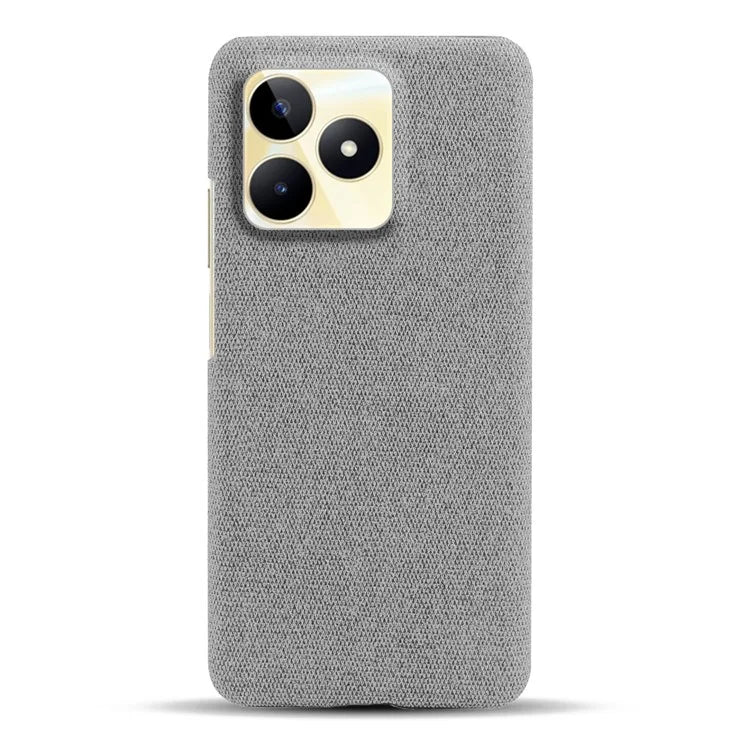 For Realme Narzo N53 4G Cell Phone Cases Shock-absorbing PC+Cloth Back Cover