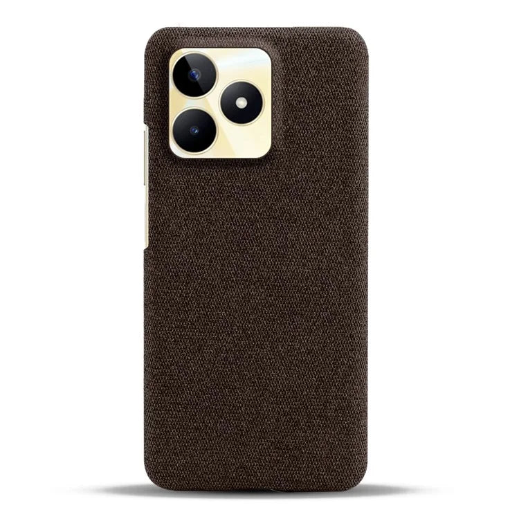 For Realme Narzo N53 4G Cell Phone Cases Shock-absorbing PC+Cloth Back Cover
