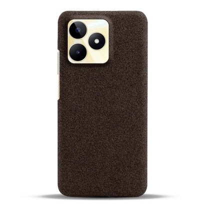 For Realme Narzo N53 4G Cell Phone Cases Shock-absorbing PC+Cloth Back Cover